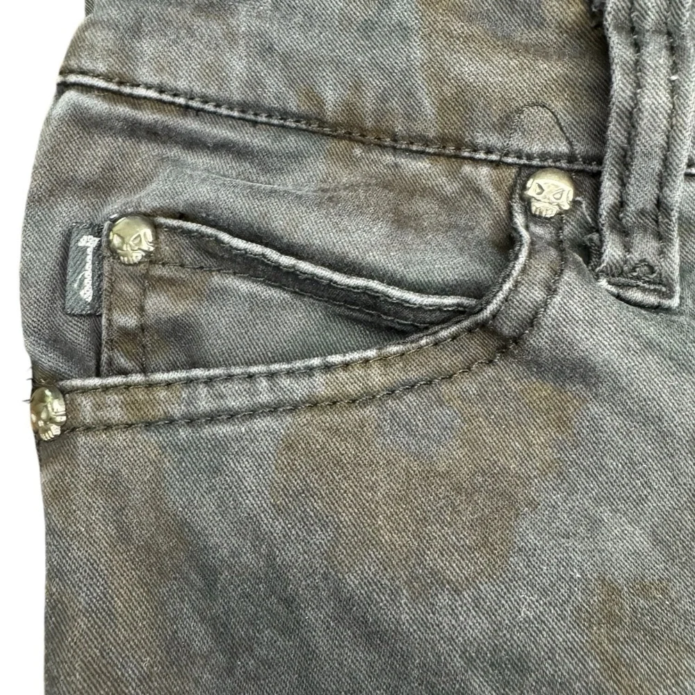 Vintage Tripp NYC Over Dyed Camo Ultra Skinny Pants